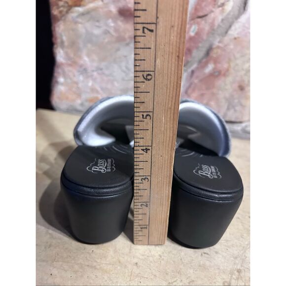 Bass Go To Comfort Size 9.5M Gray Cushion Support Wedge Sandals - Picture 3 of 10